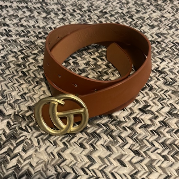 NOT designer 3 belts, black, tan, and camel - Picture 4 of 4